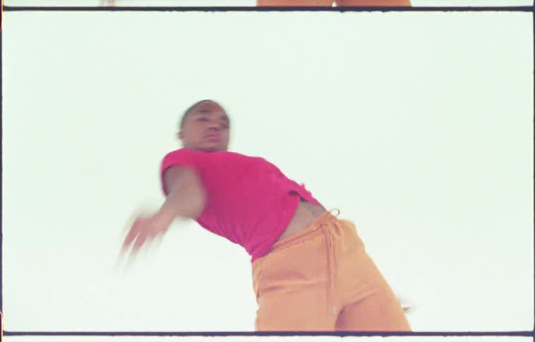 A film of a teenage girl dancing