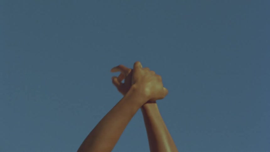 Holding hands together