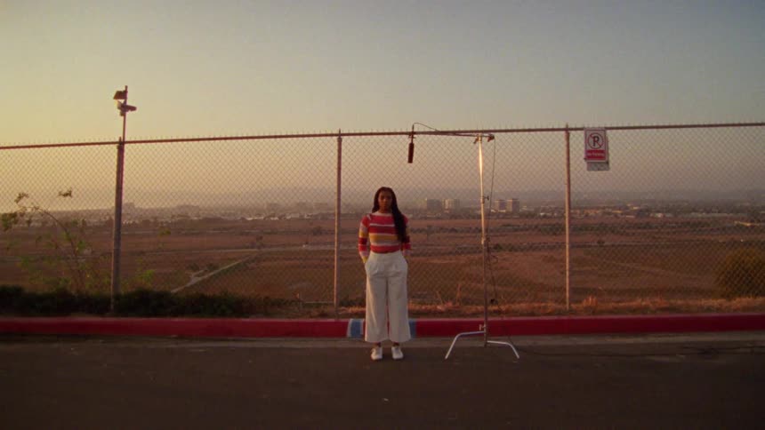 Woman standing outdoors