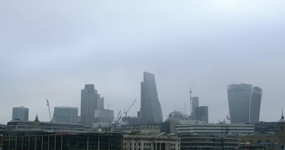 A scenery of a city skyline