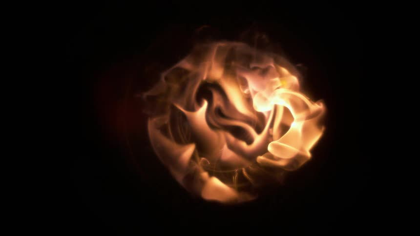 Fire is on display in a digital form