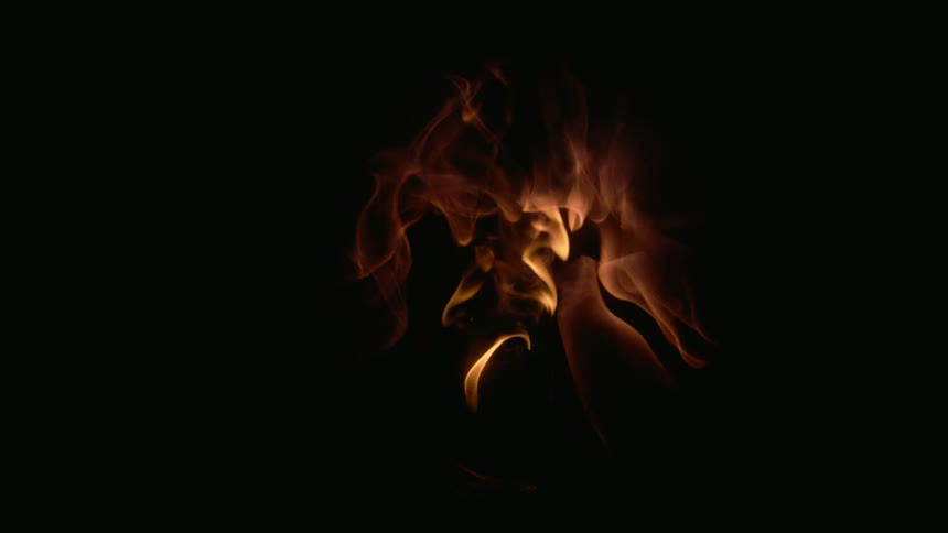 Black orange and yellow colors that look like fire burning