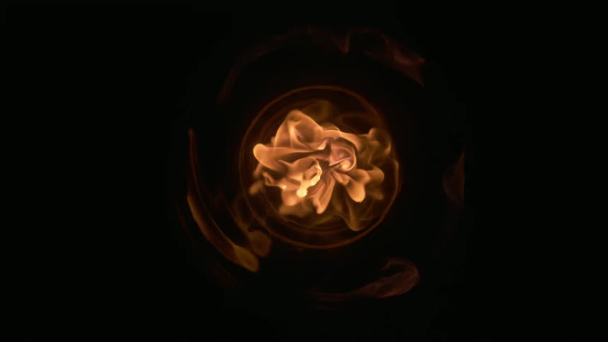 Black orange and yellow colors that look like fire burning