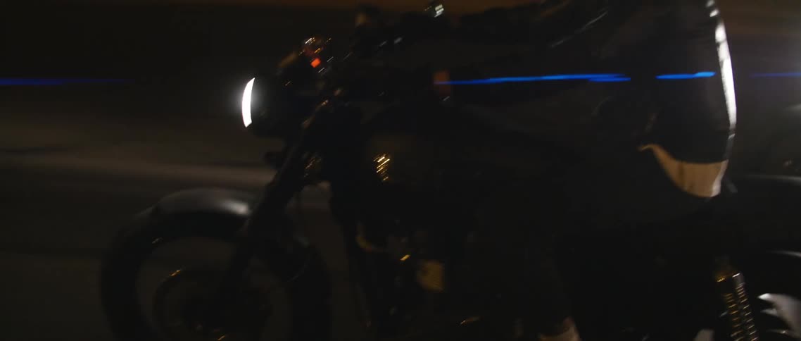 A man riding a motorcycle