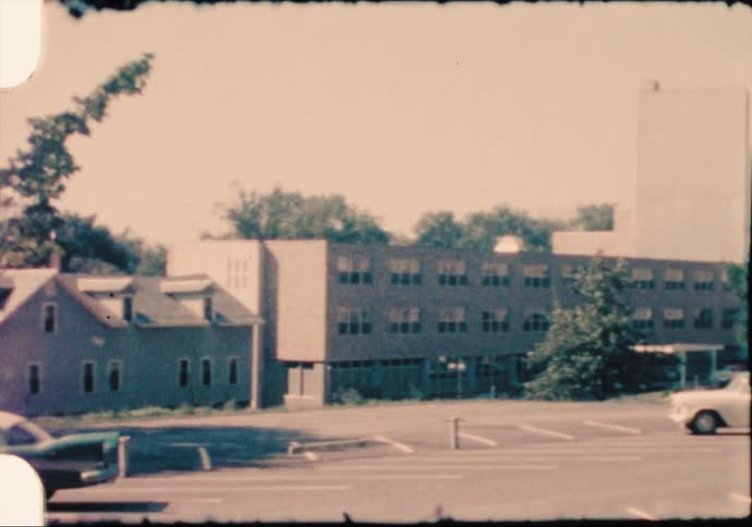 A view of a parking lot