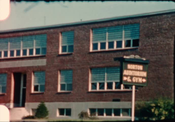 School grounds in the 1960's