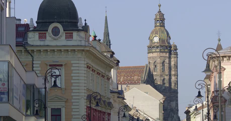 An european town during the day
