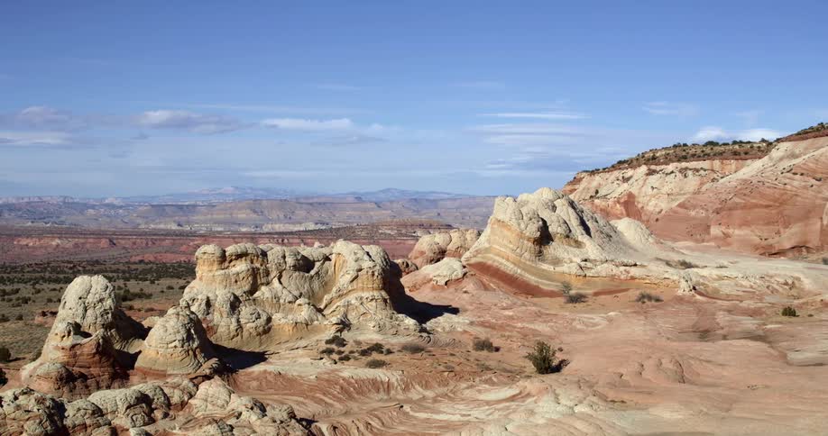 A scenery of a desert rock