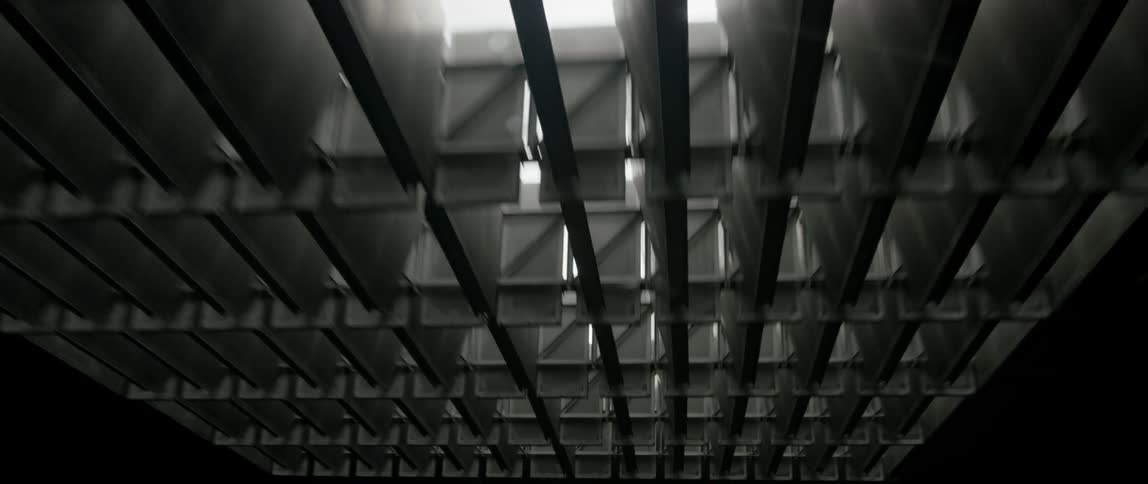 Moving in a dark area with light coming in from above