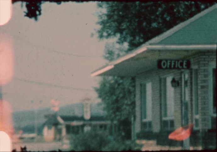 A view of buildings in a small town