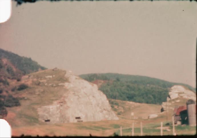 A mountainous rural countryside during the day
