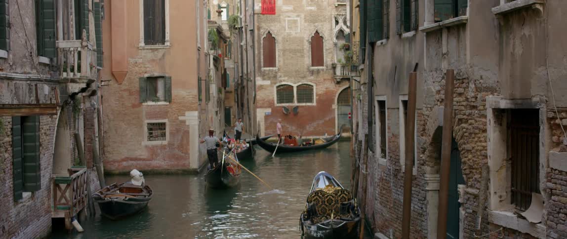 Boats in venice canals