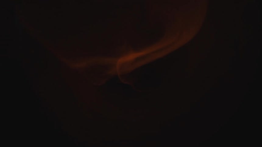 A fast moving fire shoots through a rippled pipe close to camera