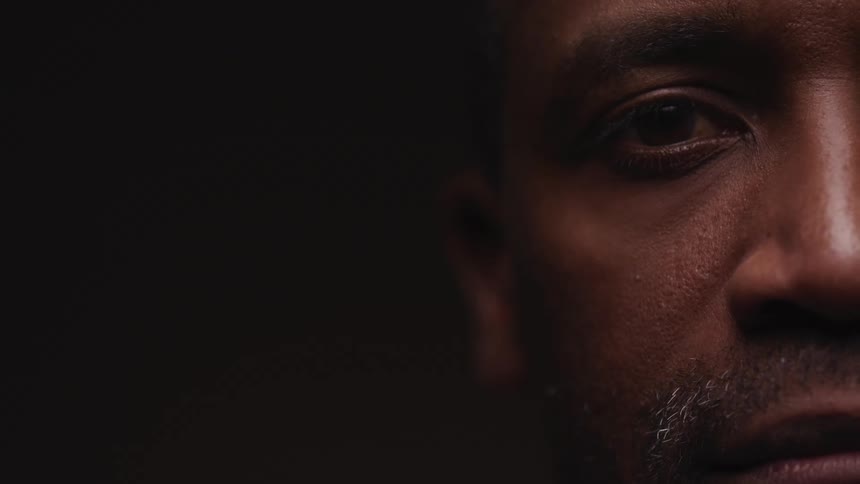 A close up portrait of a man