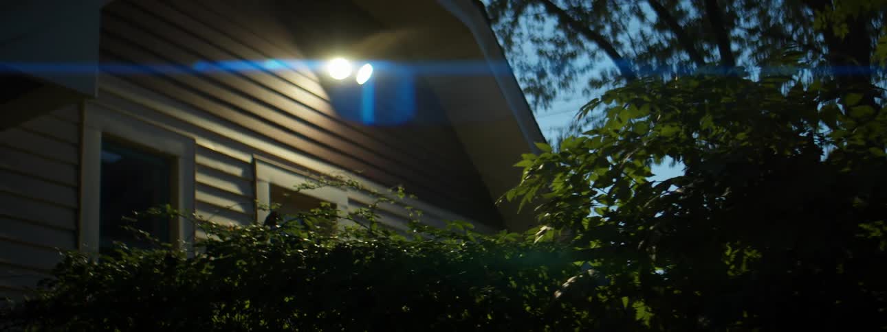 An outside view of a house