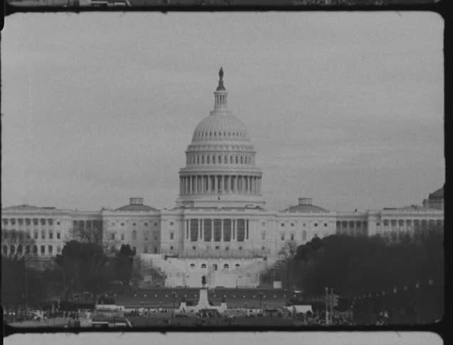 The capitol building in washington dc on a cloudy day