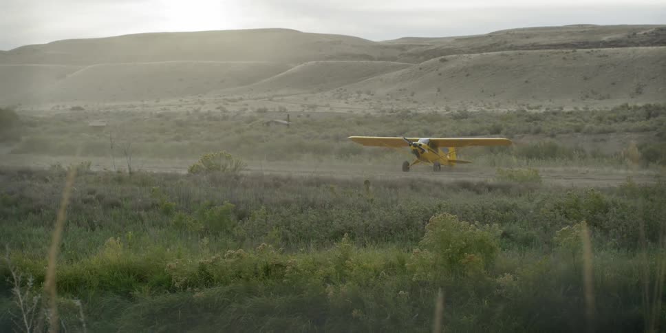 A plane sits on a runway