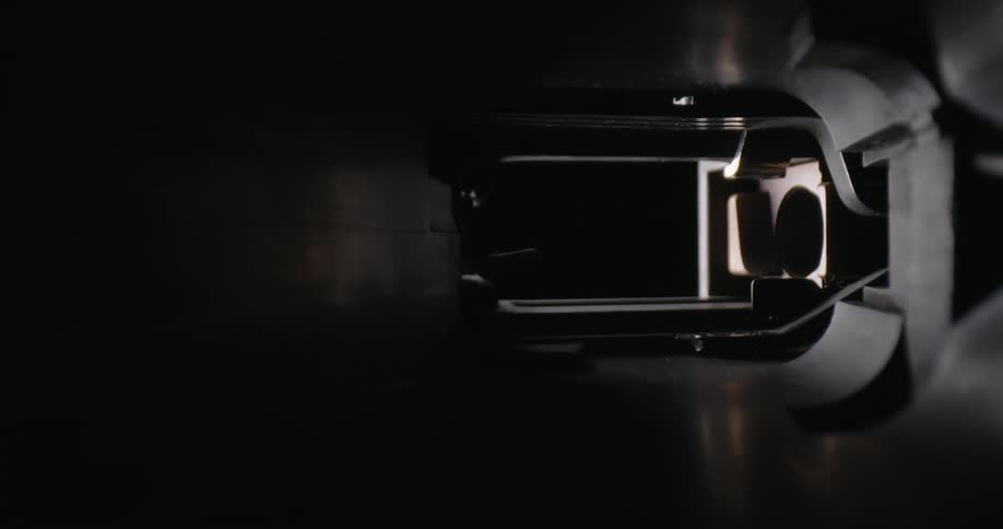 A view inside of a gun