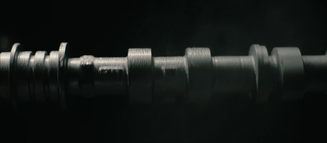 Water spraying over a metal tool