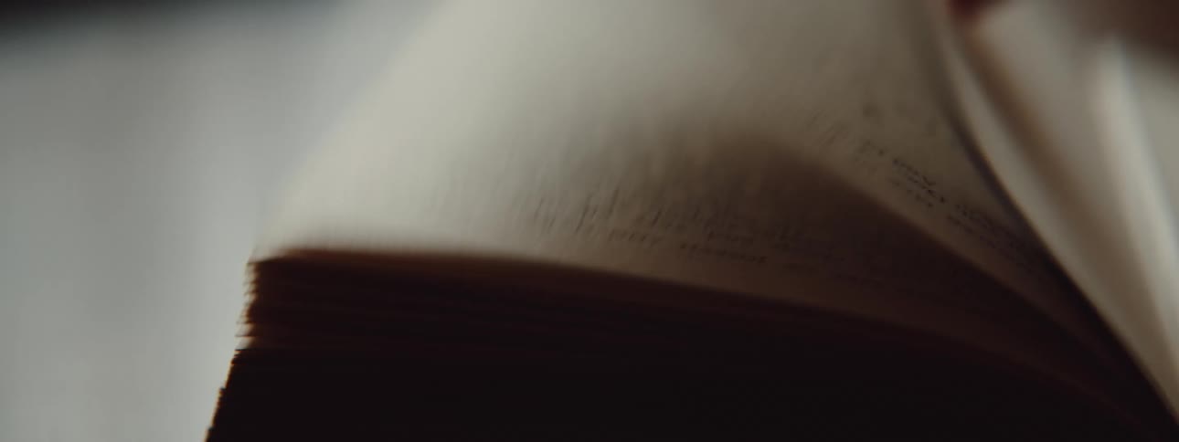Pages of a book are being flipped very quickly