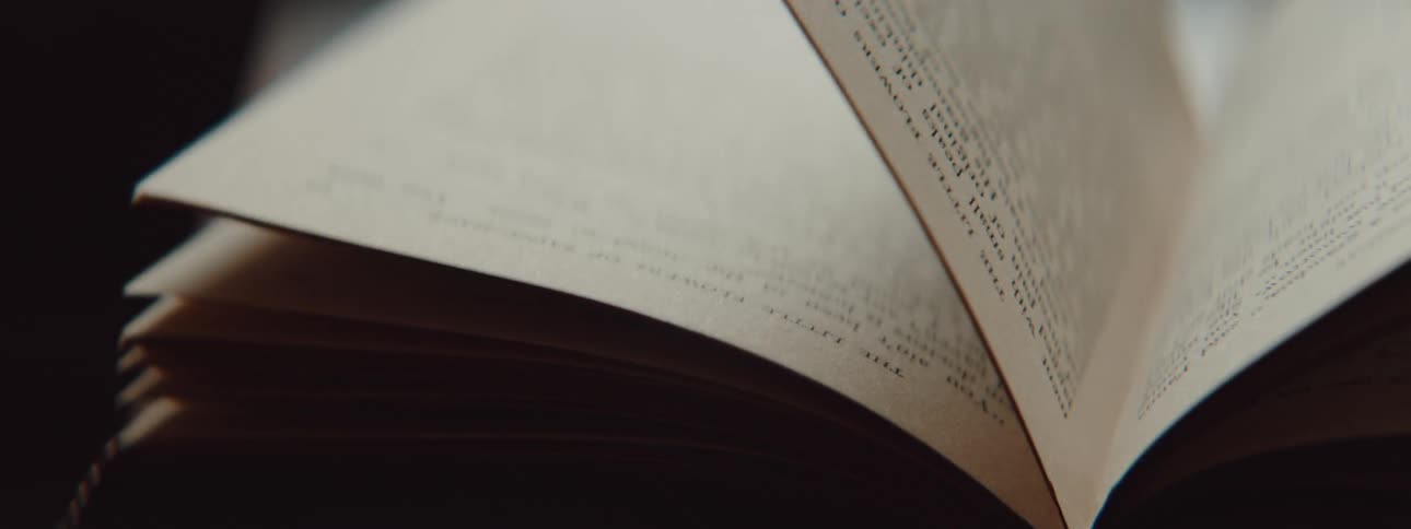 The pages of a book are being turned