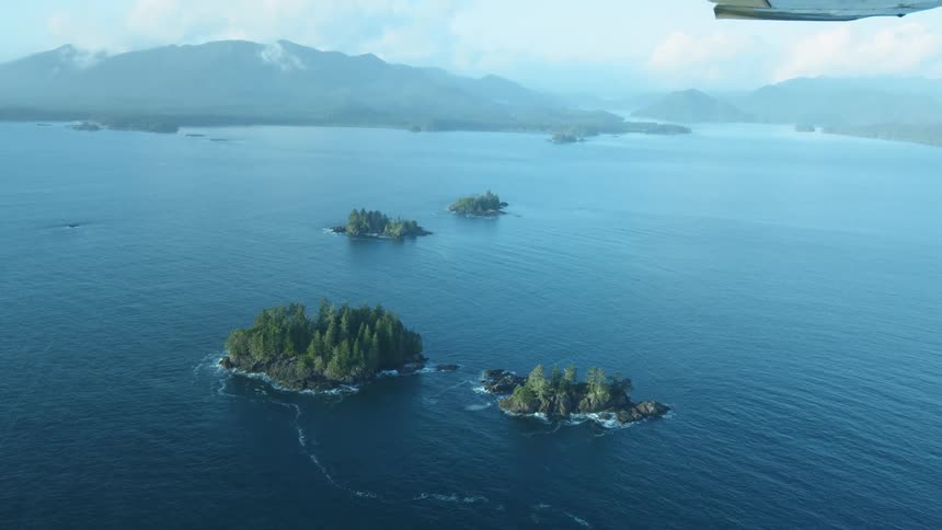 Small islands and islets near the coast at daytime