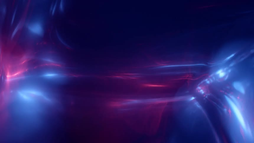 An abstract mix of blue and red color liquid