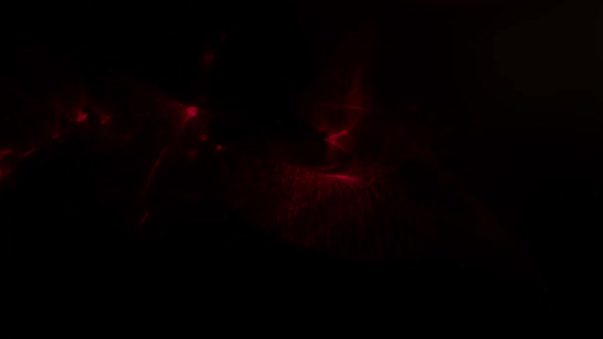Red and black colors that look like laser lights