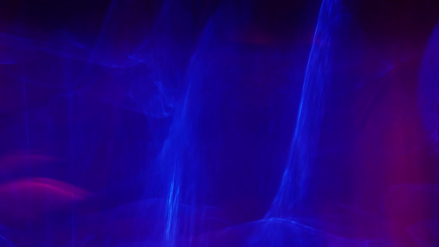 Waves and ripples of red and blue colors flowing down the screen