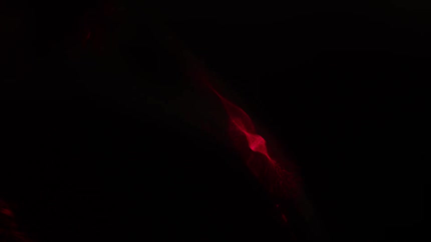 A red light glowing in darkness