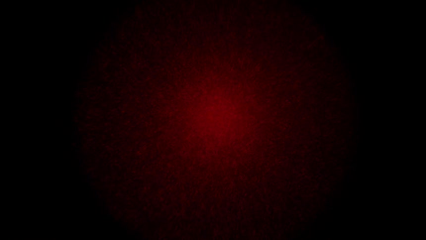 Abstract textures are displayed in red and black colors