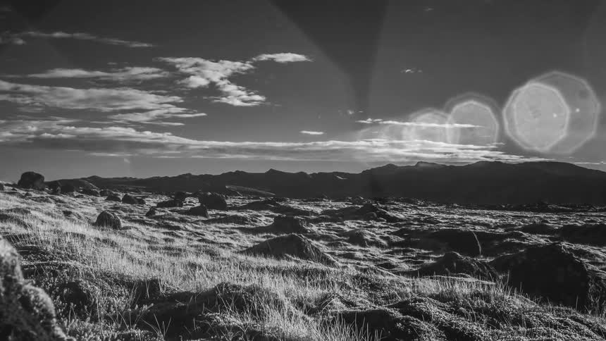 A time lapse of a field