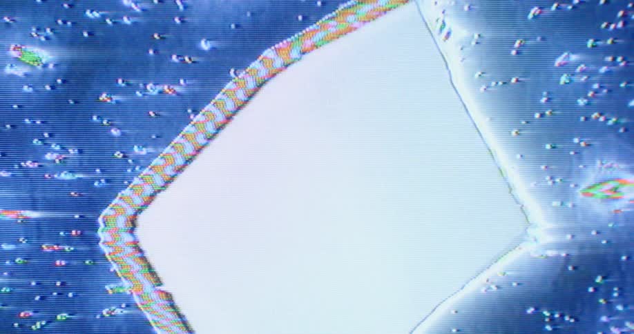 The digital graphics are spinning together