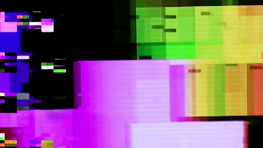 Blue green and purple colors that look like a screen