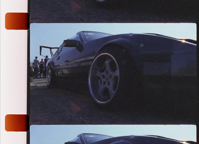 A view of a car