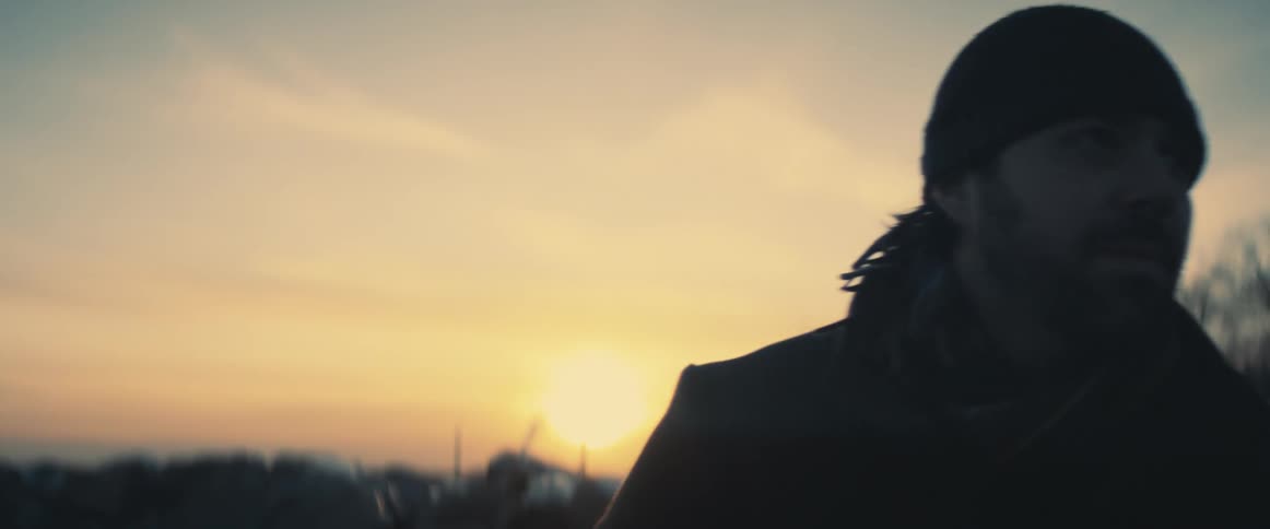 A man walking out of shot