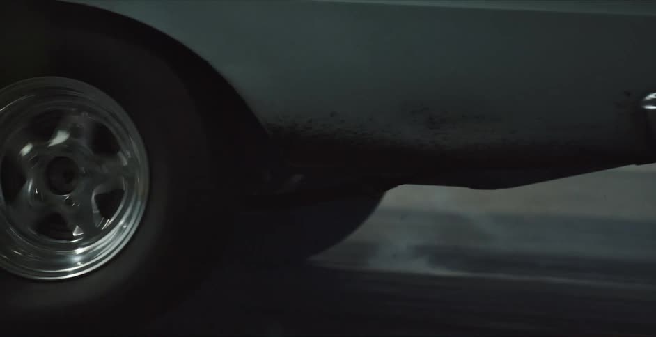 A car traveling over a road