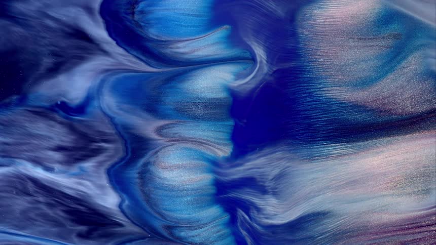 Blue white and purple colors move like smoke