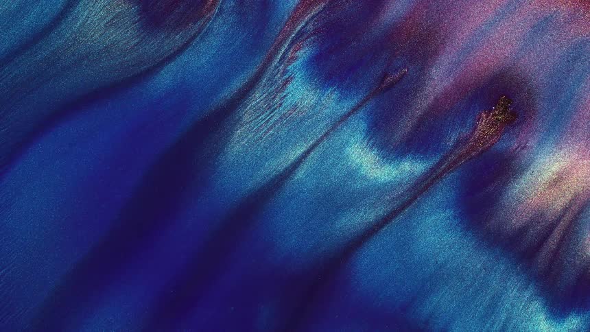 Colored liquid pooling to form new shades