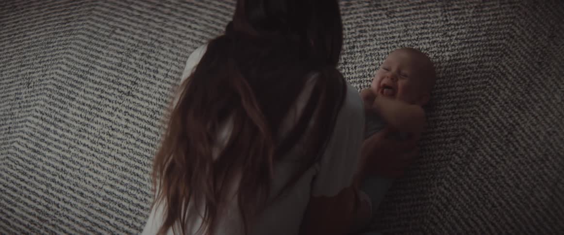 A mother and daughter playing together