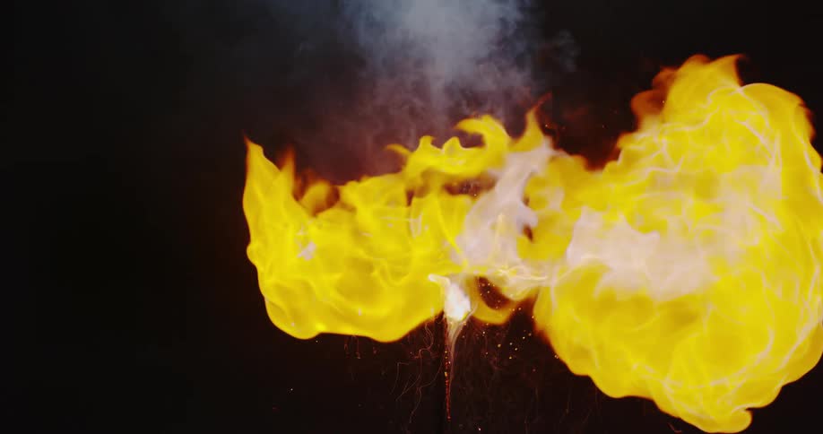 A view of a balloon with bitcoin logo exploding