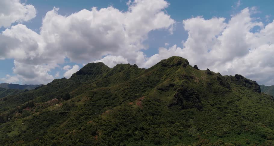 A view of a mountain outdoors