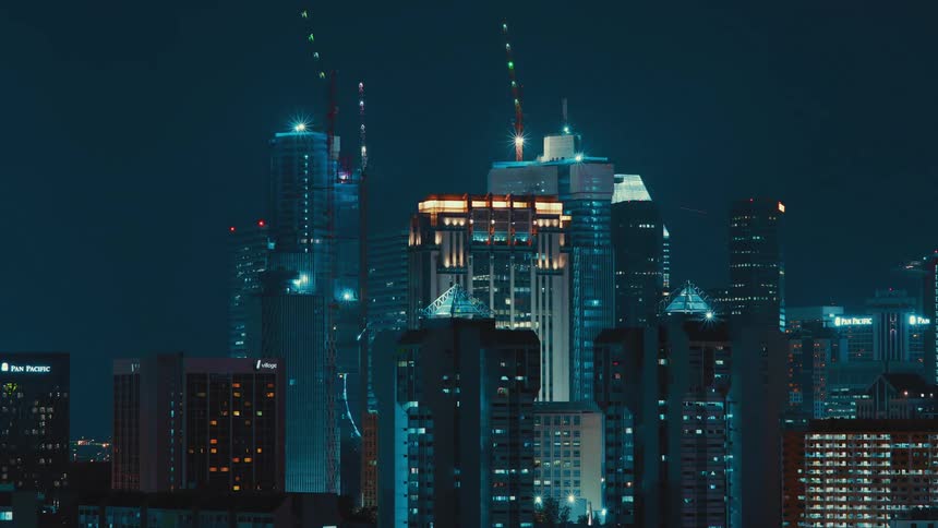 Downtown buildings