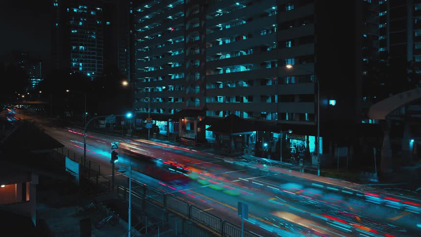 Cars driving on a street