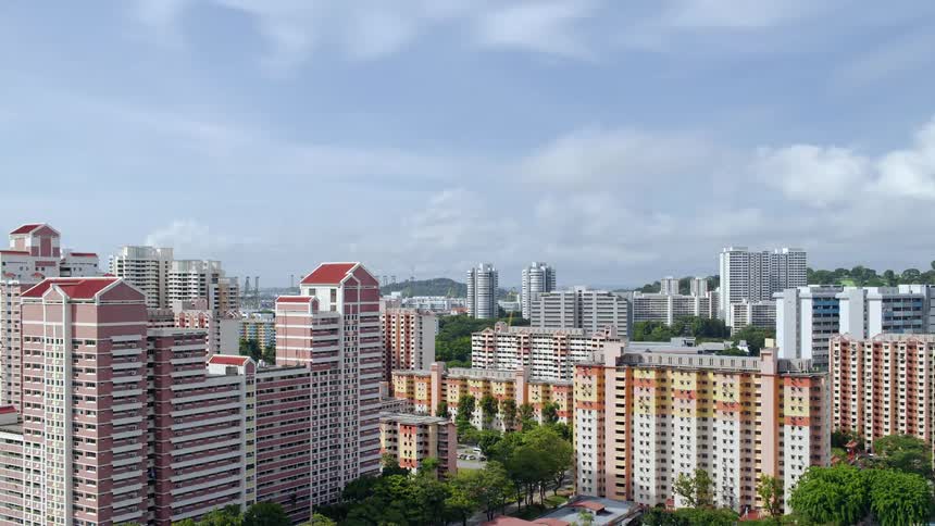 Time lapse of buildings