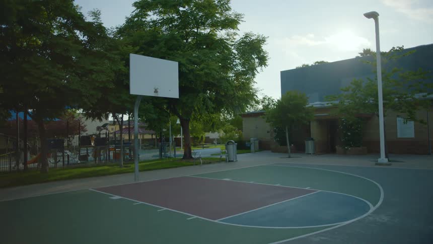 A shot of an empty park