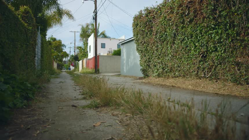A view of a neighborhood outdoors
