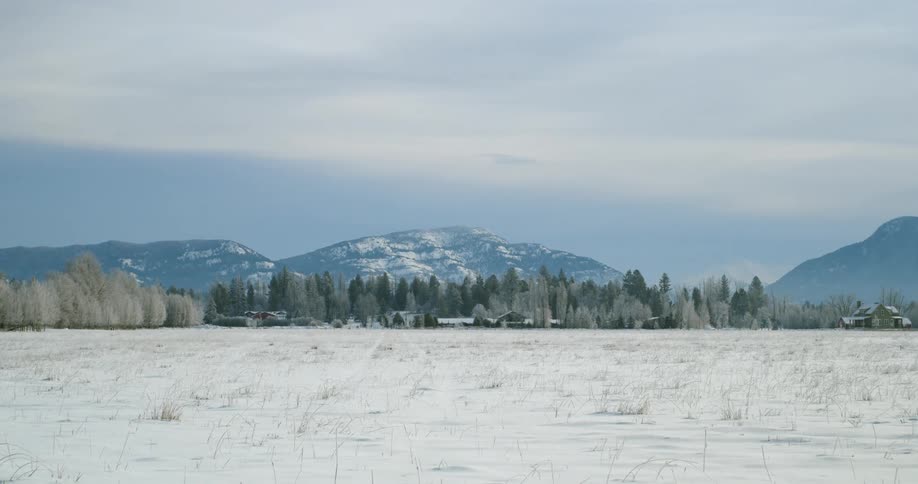 A view of mountains in the distance