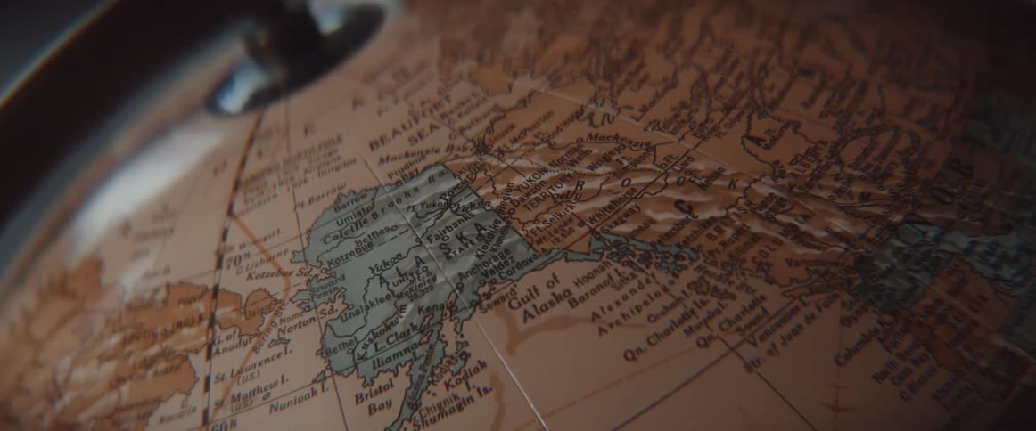 An old style world globe