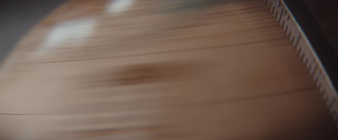 A globe spins at a high speed causing it to blur